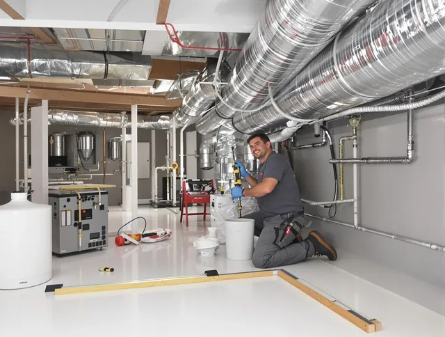 Professional duct sealing service by Fairhaven Air Duct Cleaning in Fairhaven