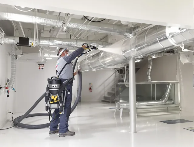 Professional central duct cleaning by Fairhaven Air Duct Cleaning in Fairhaven