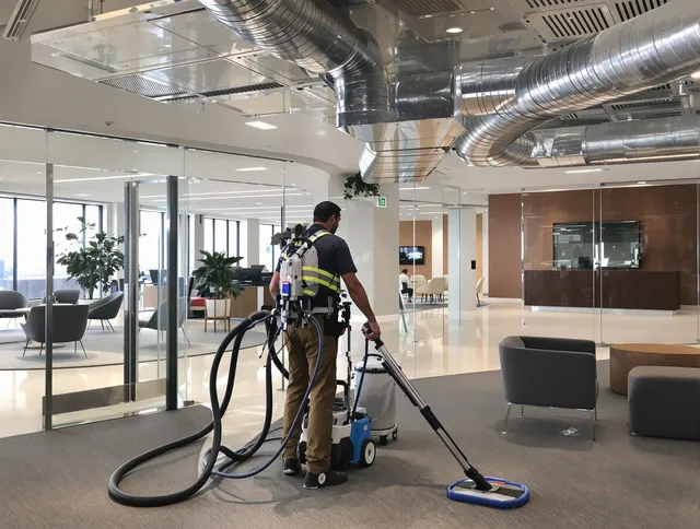 Commercial duct cleaning service by Fairhaven Air Duct Cleaning in Fairhaven