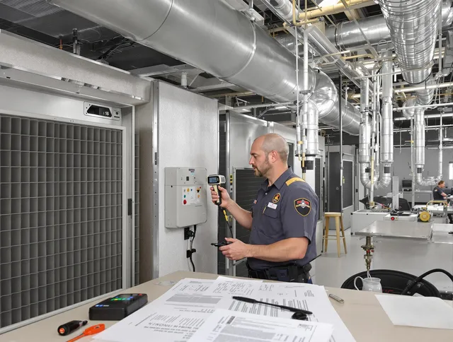 Professional filter system inspection by Fairhaven Air Duct Cleaning in Fairhaven
